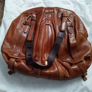 Kooba Brown Leather Tote Bag